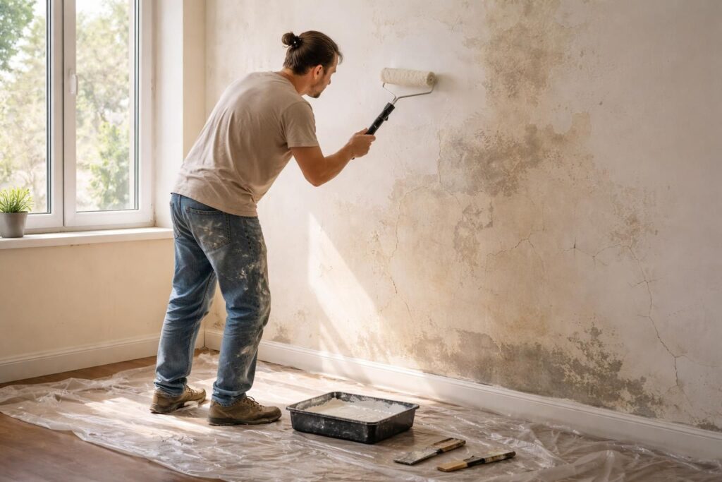 découvrez nos conseils pratiques pour peindre un mur abîmé facilement, même sans être un professionnel, et donnez une nouvelle vie à vos murs.