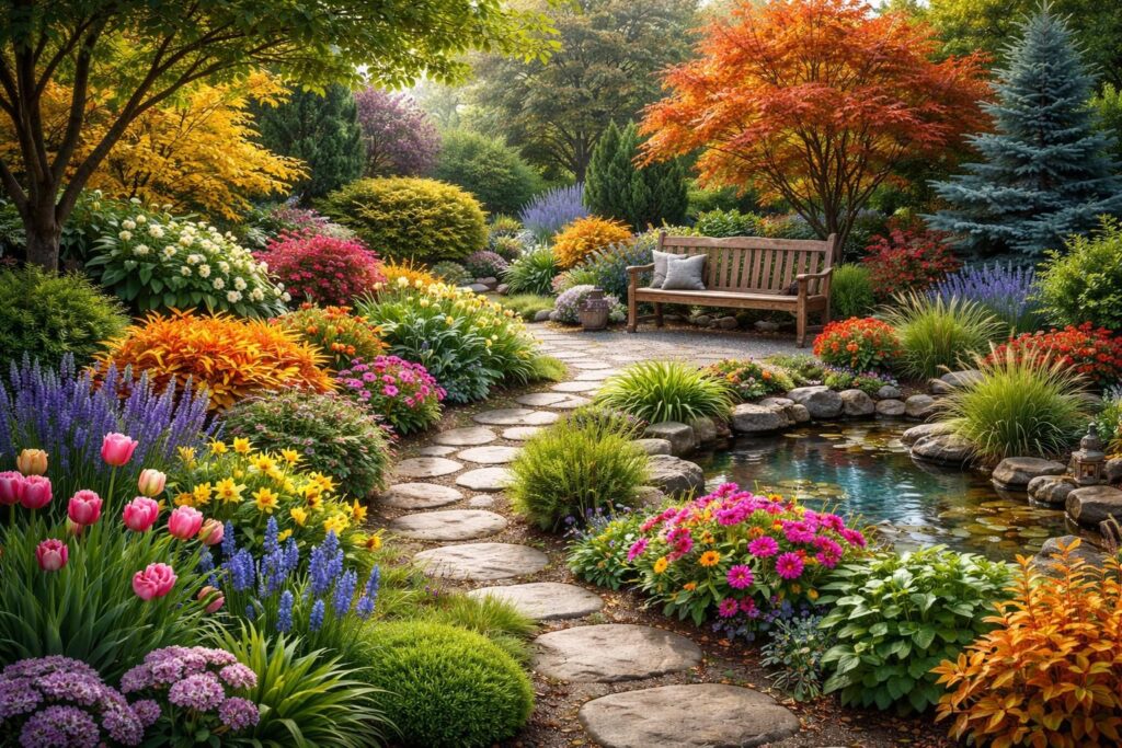 découvrez les conseils essentiels pour entretenir un jardin agréable et fleuri toute l'année, avec des astuces faciles pour chaque saison.