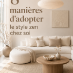 Un intérieur zen avec des couleurs neutres et des matériaux naturels