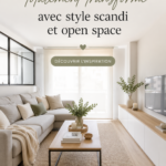 Un appartement moderne au style scandinave ouvert et lumineux.