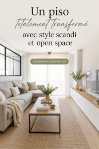 Un appartement moderne au style scandinave ouvert et lumineux.