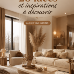 Un salon cosy avec des coussins doux et un éclairage chaleureux, parfait pour une déco cocooning.