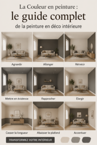 Un intérieur coloré avec des nuances apaisantes en peinture.