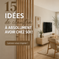 Divers claustras en bois et métal décorant un espace moderne