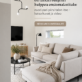 Intérieur d'une maison moderne conçue par un jeune couple.