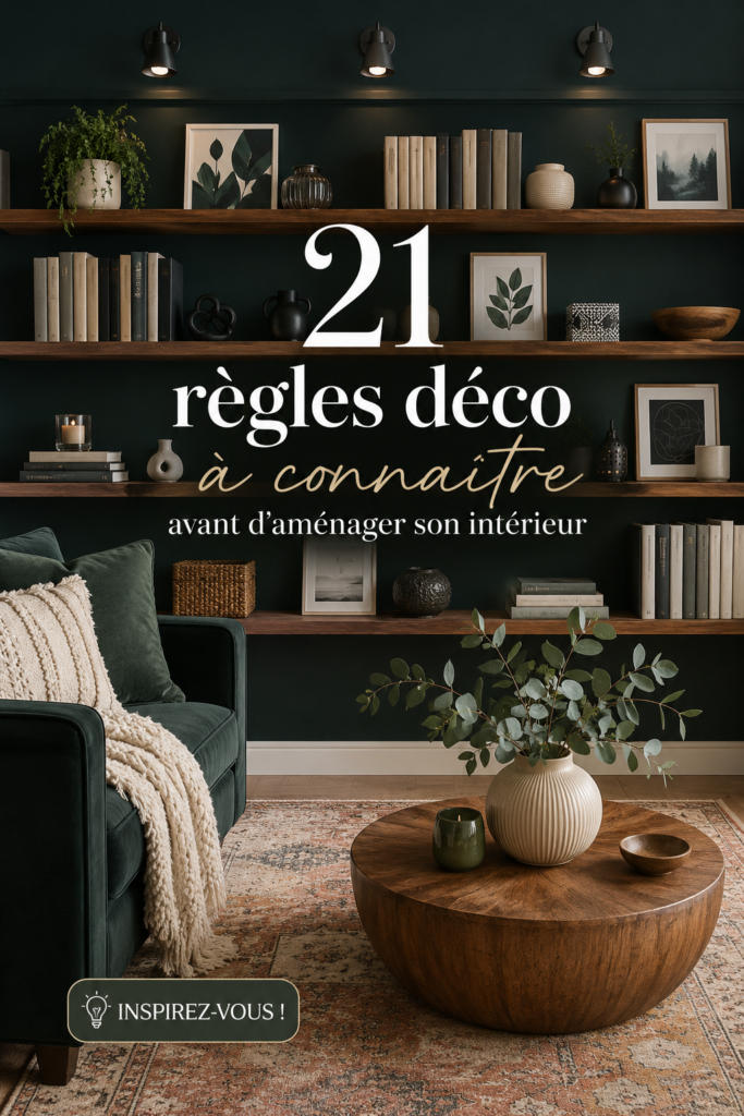 Une pièce de salon élégamment décorée avec des couleurs harmonieuses et des meubles bien choisis.