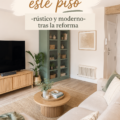 Photo d'un salon rénové au style moderne et rustique, avec des matériaux chaleureux.