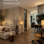 Intérieur stylé combinant le Japandi et le chic industriel