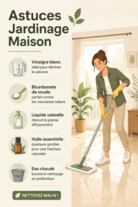 Un jardin bien entretenu avec des plantes fleuries et des éléments décoratifs simples.
