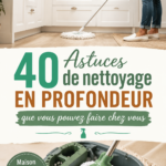 Astuces de nettoyage pratiques et faciles pour une maison impeccable