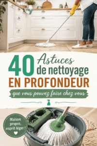 Astuces de nettoyage pratiques et faciles pour une maison impeccable