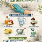 Salle de bain propre sans moisissures utilisant des méthodes naturelles