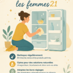 Illustration d'une femme discutant de sa garantie santé avec un professionnel de la santé.