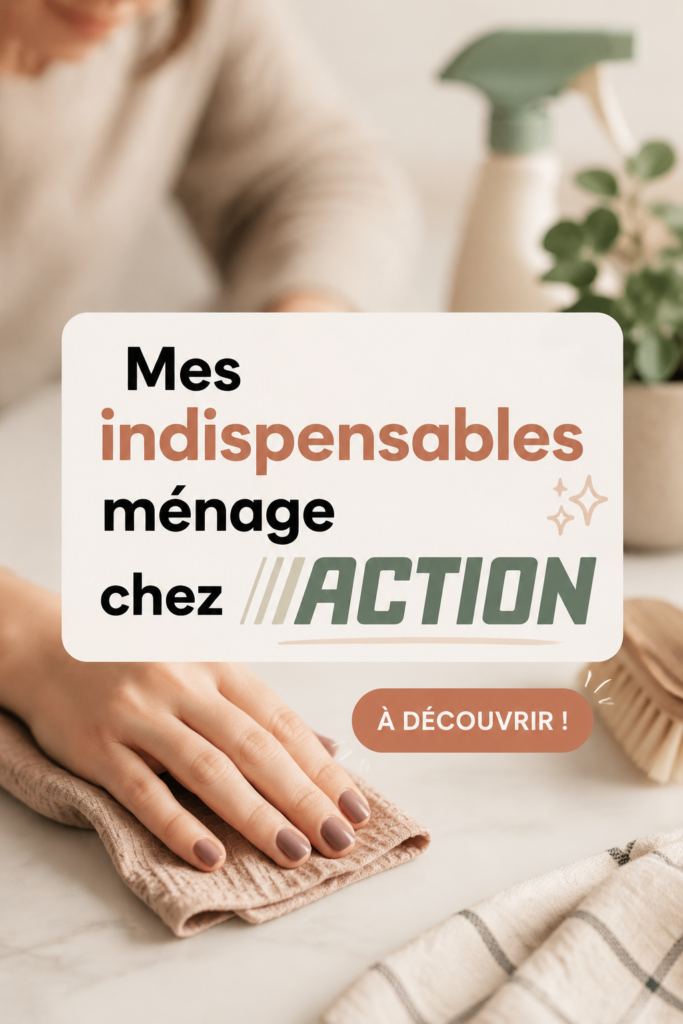Produits de ménage variés disponibles chez Action, efficaces et accessibles