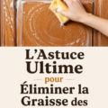 Meubles de cuisine brillants après un nettoyage efficace