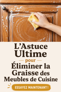 Meubles de cuisine brillants après un nettoyage efficace