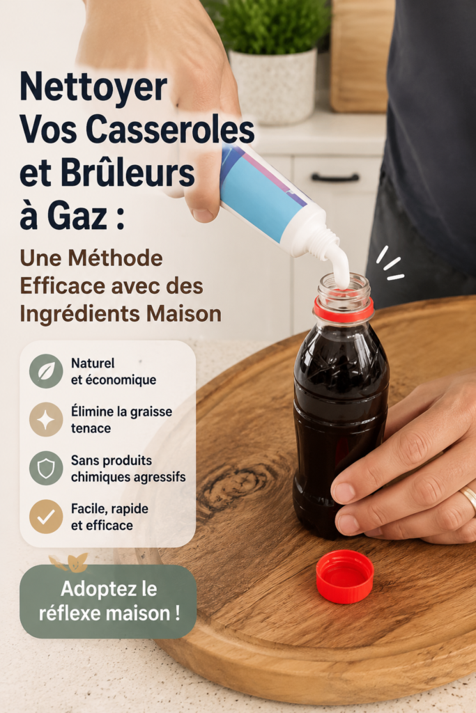 Casseroles propres et brillantes sur un plan de travail