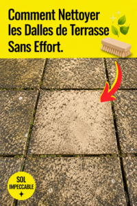 Dalles de terrasse propres et bien entretenues, prêtes à accueillir les invités.