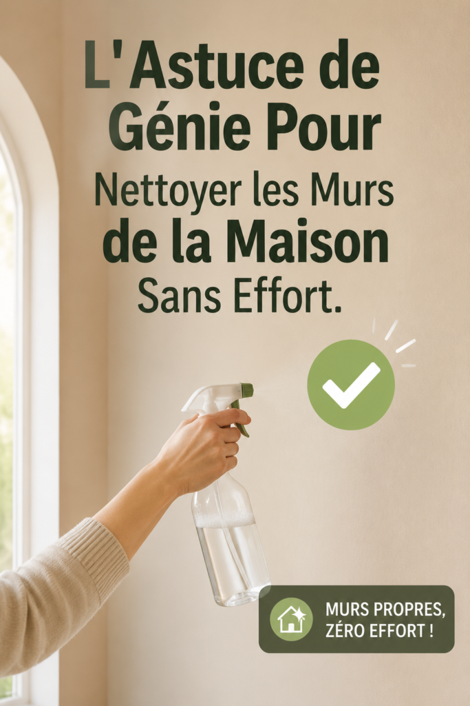 Murs propres et éclatants dans un intérieur accueillant