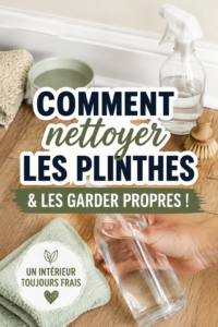 Plinthes blanches parfaitement nettoyées dans un intérieur moderne