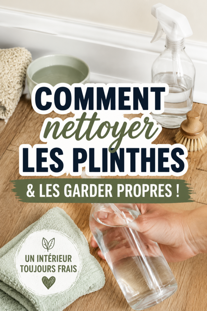 Plinthes blanches parfaitement nettoyées dans un intérieur moderne
