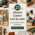 Intérieur épuré et lumineux avec des objets minimalistes pour un désencombrement réussi.
