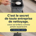 Un sol en carrelage brillant après un nettoyage professionnel, illustrant l'efficacité des bonnes techniques de nettoyage.