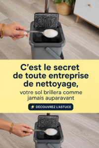 Un sol en carrelage brillant après un nettoyage professionnel, illustrant l'efficacité des bonnes techniques de nettoyage.