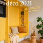Intérieur moderne avec des touches de couleur tendance 2023