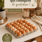 Une femme utilise des astuces pratiques pour simplifier son quotidien dans son salon.