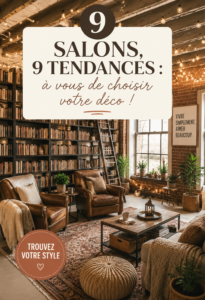 Un salon modernisé avec des touches de décoration chaleureuses et contemporaines.