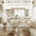 Intérieur avec une décoration neutre alliant confort et élégance.