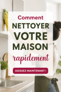 Femme en train de passer l'aspirateur dans un salon bien rangé