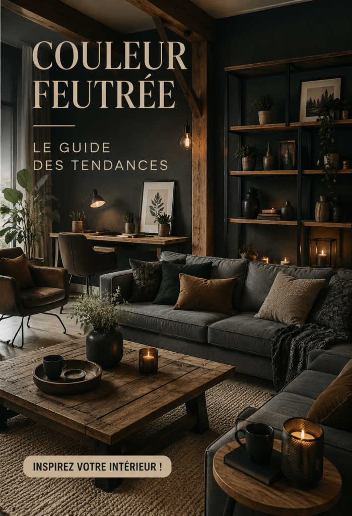 Palette de couleurs feutrées pour la décoration intérieure
