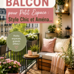 Exemple de balcon chic aménagé avec goût sur un petit espace