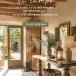 Une maison de campagne charmante avec une décoration chaleureuse et accueillante.