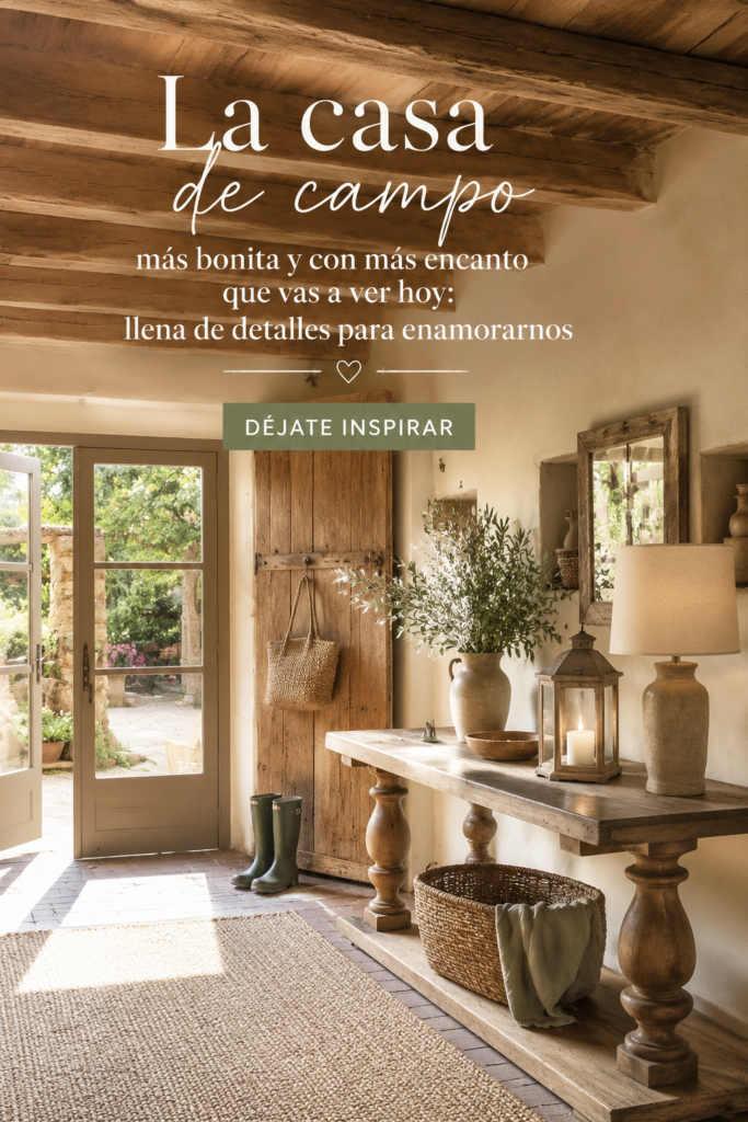 Une maison de campagne charmante avec une décoration chaleureuse et accueillante.
