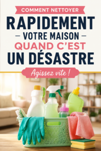 Vue d'une maison propre et rangée après un nettoyage rapide