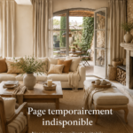 Illustration d'une page web temporairement indisponible avec un message d'erreur.