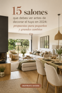 Un salon moderne et chaleureux, idéal pour la décoration intérieure en 2024.