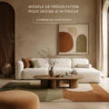 Un salon décoré avec des couleurs douces et des meubles confortables