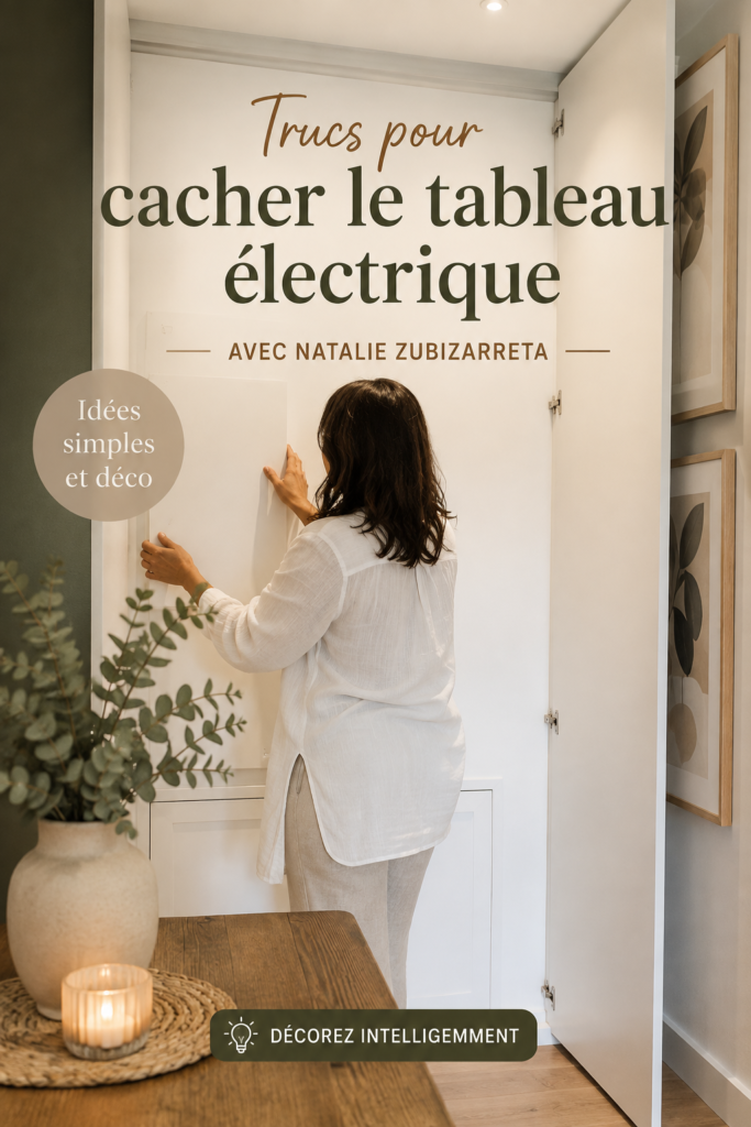Salon harmonieux avec un tableau électrique bien camouflé