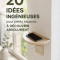 Salon aménagé avec des meubles pratiques et esthétiques dans un petit espace.