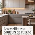 Une cuisine moderne avec des teintes tendance de 2026