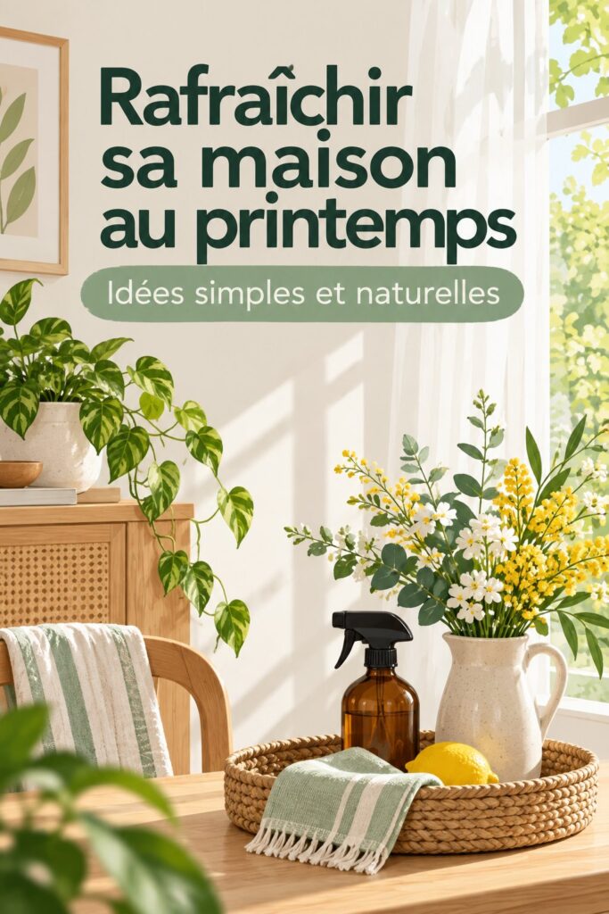 Salon décoré avec des couleurs printanières et des fleurs éclatantes