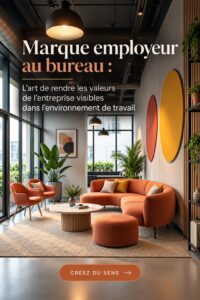 Salon décoré avec des éléments qui reflètent des valeurs professionnelles, créant une atmosphère chaleureuse.