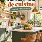 Cuisine moderne avec un aménagement fonctionnel et esthétique