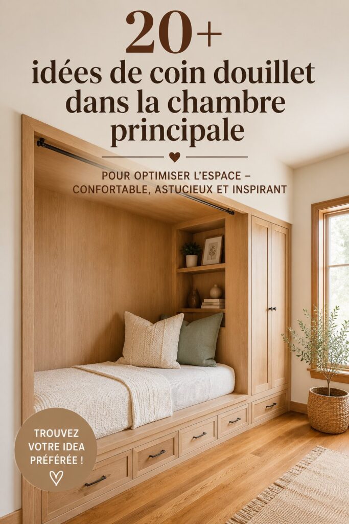 Un coin de chambre cosy avec un fauteuil douillet et des coussins, idéal pour la détente.
