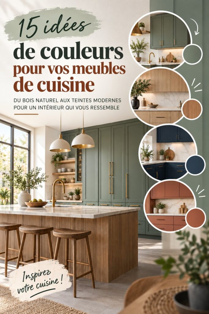 Exemple de meubles de cuisine en bleu marine avec des accents naturels.