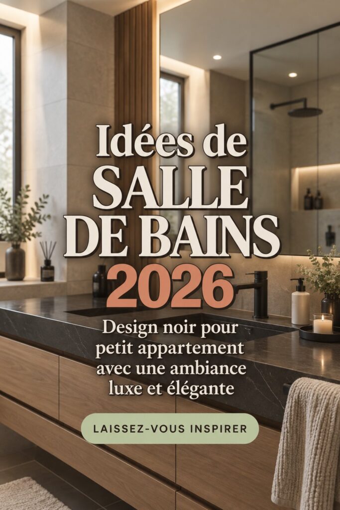 Salle de bain moderne et élégante dans un petit appartement